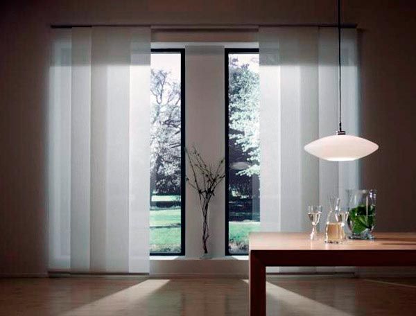 Tapicerías Borrás cortinas blancas